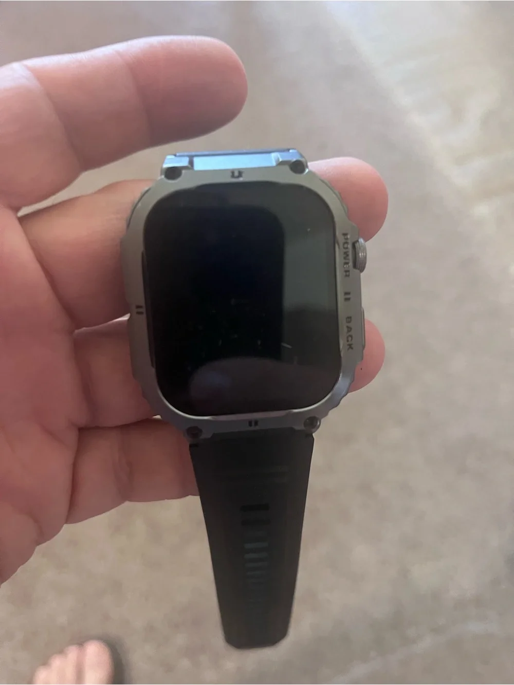 Luxium smartwatch lightly use complete set extra metal bracelet